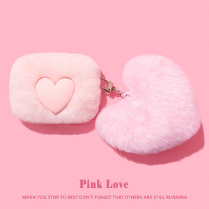 <span class=keywords><strong>Coque</strong></span> en TPU souple en peluche en forme de <span class=keywords><strong>coeur</strong></span> de couleur pure Protection complète étui pour écouteurs antichoc 1 2 pour <span class=keywords><strong>Airpods</strong></span> 3 4 Pro Pro2 - Product Image 3