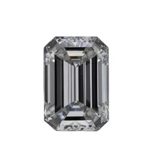 Diamante coltivato in laboratorio da 5,17 ct, taglio smeraldo, G,VVS2,2EX,IGI SH