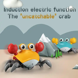 Hot Sale Rechargeable Electric <b>Crab</b> Dog Cat <b>Toy</b> Eco-Friendly <b>Crawling</b> Escape Pet Interactive Movement <b>Toy</b> Made of Plastic - Product Image 2