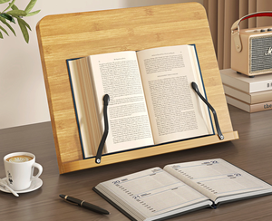 Support d'ordinateur multifonctionnel <span class=keywords><strong>en</strong></span> <span class=keywords><strong>bois</strong></span> pour livres Huit supports de lecture réglables pour adultes et enfants Calligraphie Copyboy Supports de stockage - Product Image 2