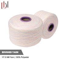 Fashion Knitwear Factory Direct Hand Knitting Fancy Yarn 100% Polyester 7.5 Denier Single Strand Dyeing and Mercerizing Yarn