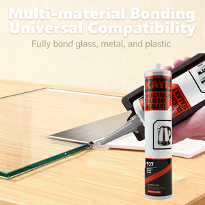 KAYIJIE 920/921/937 RTV - Sellador de Silicona Neutro de Alta Temperatura para Electrónica, Metales, Vidrio, Cerámica y Plástico - Product Image 2
