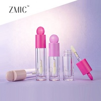 2.5ml 3ml 5ml Bonbons Brillant À Lèvres Tubes Kit Blanc rose Violet Mignon Brillant À Lèvres En Gros Ensemble Mini Nouveau Brillant À Lèvres Fun Designs