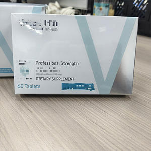 Comprimés de croissance capillaire personnalisés en gros avec biotine, vitamine C, fer et zinc pour des cheveux plus épais et plus sains et un nourrissement des follicules - Product Image 1