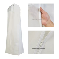 Sacs de rangement suspendus pour vêtements, imperméables et écologiques, avec impression de logo personnalisée pour costumes, robes de mariée et autres vêtements