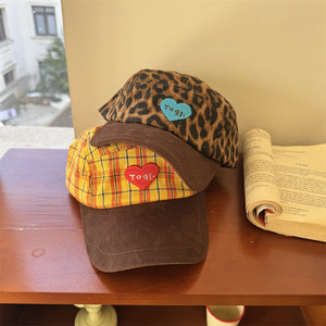 026 Nueva Gorra de Béisbol Personalizada con Bordado, de Algodón y Poliéster, con Diseño a Cuadros de Dos Colores, Estilo Retro, Gorra Suave - Product Image 1