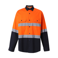 Vente directe d'usine Uniformes de travail B2B Vêtements de travail préférés Veste Chemise Vêtements de travail Matériel hautement réfléchissant Vêtements de sécurité