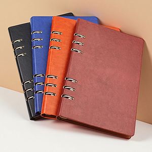 Promotion Personalised Wholesale A5 Custom Luxury Pu Leather Hardcover Loose-Leaf Notebook Business 80 Sheets Organizer/<b>Planner</b> - Product Image 5