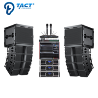 Système de sonorisation professionnel à double ligne de 8 pouces pour DJ