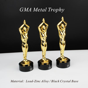 Trofeo Metálico GMA, <span class=keywords><strong>Premio</strong></span> Deportivo Grabado Personalizado, Chapado en Oro, Plata y Cobre, Regalo para Ganadores de Competiciones - Product Image 3