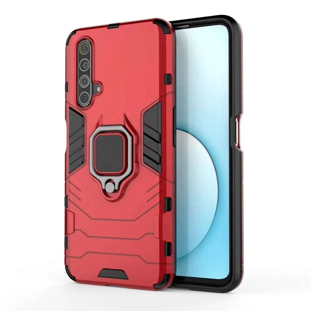 2020 Mobile Casing Handphone Accessories Phone Case Back Cover with Ring for Oppo Realme X50 5G X3 SuperZoom Pro Player Narzo 10