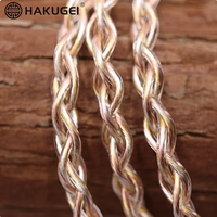 Câble de base multi-éléments HAKUGEI Litz plaqué argent plaqué or 7n Occ cuivre DIY Hifi