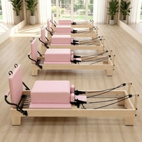 Appareil de Pilates Tmax Stretch en érable, Reformers de Pilates en bois pour usage commercial