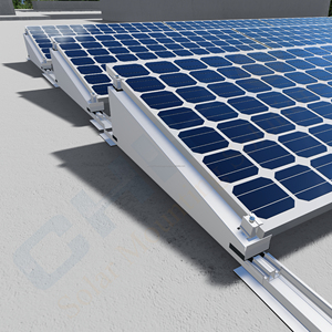 CHIKO PV Panel solar de aluminio Hormigón de balasto Sistemas de marco de montaje de techo plano - Product Image 1