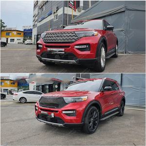 Calandre de remplacement avant en fibre de carbone, 4x4, calandre avec éclairage ambre, accessoire de voiture pour <span class=keywords><strong>Explorer</strong></span> <span class=keywords><strong>2020</strong></span> - Product Image 4