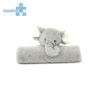 Fabricant vente respirant doux peluche Animal éléphant Design bébé couette bébé couverture de sécurité pour bébé