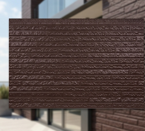 Paneles Sándwich para Fachadas, Imitación <span class=keywords><strong>Ladrillo</strong></span>, Resistentes al Fuego, Ecológicos, Aislamiento Térmico, Revestimiento Metálico para Techos de Hoteles y Villas, Venta al Por Mayor - Product Image 1