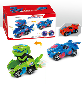 Voiture LED <span class=keywords><strong>Dinosaure</strong></span> Transformable, Jouet Voiture <span class=keywords><strong>Dinosaure</strong></span> qui se Transforme en <span class=keywords><strong>Dinosaure</strong></span> avec Lumière LED et Musique - Product Image 1