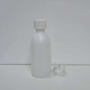 Botol Plastik PET 473ml Warna Coklat untuk Jus & Sirup Batuk, Tutup Sekrup Segel Foil dengan Label Sablon dan Booklet Kertas - Product Image 4