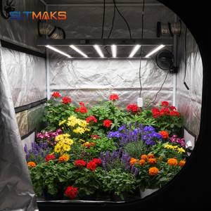 SLTMAKS Luces LED de Cultivo Plegables para Agricultura Vertical Comercial, Regulables en Cadena, Samsung LM281B 720W, Espectro Completo - Product Image 1