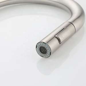 <span class=keywords><strong>Grifo</strong></span> mezclador de fregadero de diseño de lujo, cuello largo, mango único, <span class=keywords><strong>grifo</strong></span> de <span class=keywords><strong>cocina</strong></span> extraíble en frío y caliente, mangueras ajustables - Product Image 3