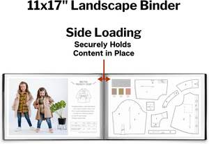 Porte-documents <span class=keywords><strong>de</strong></span> présentation 11x17 avec 24 pochettes, grand format 11 x 17, dossier d'art avec couverture et pochettes en polypropylène - Product Image 5