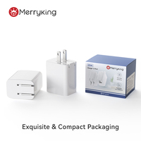 Productos estrella de Merryking: Los 5 mejores cargadores de pared USB plegables de 20 vatios con puerto C, USB A, PD y QC 3.0 para cargador Anker de teléfono celular.
