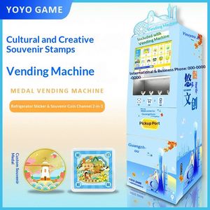 Nouvelle machine distributrice de pièces commémoratives avec paiement intelligent par reconnaissance faciale pour sites touristiques et musées (pièces en or/argent) - Product Image 2