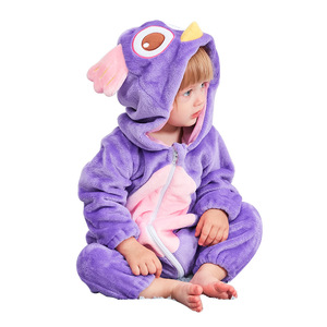 Winter Hot Sale Baby Animal <strong>Onesie</strong> <strong>Elephant</strong> Costume Cartoon Home Wear Kids' One Piece Rompers - Product Image 2