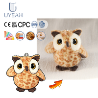 Porte-clés personnalisé en peluche douce UYEAH OEM/ODM CPC/EN71/CE, animaux en peluche mignons, porte-clés de sac en peluche, cadeaux pour enfants