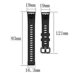 Dây Đeo Thay Thế Band4 Correa Chất Lượng Cao Dây Đeo Đồng Hồ Silicon Cho Huawei Band 3 4 Pro - Product Image 6