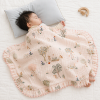 Couverture d'emmaillotage tricotée en coton biologique 100 % écologique, la plus vendue, pour poussette de bébé et tout-petit