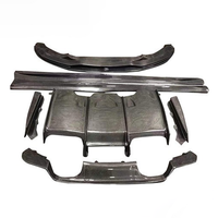 Kit de carrosserie de conversion pour BMW F80 M3 F82 M4 2014-2020 en fibre de carbone : Lame avant, diffuseur arrière, jupes latérales