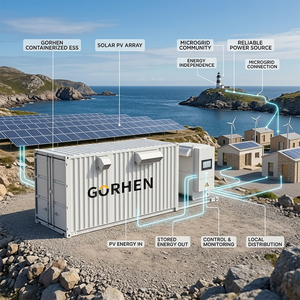 Station d'énergie solaire à batterie au lithium 5 kWh 1 MWh, conteneur de 20 pieds, système de stockage d'énergie commercial utilisé pour les usines - Product Image 6