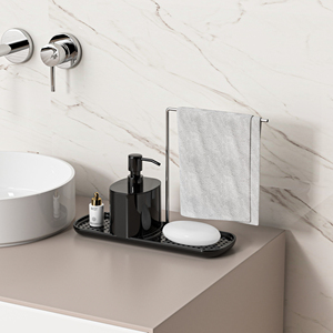 4in1 thực tế nhà bếp lưu trữ giải pháp ABS bọt xà phòng Dispenser Sponge chủ và nhiều phụ kiện cho khách sạn - Product Image 5