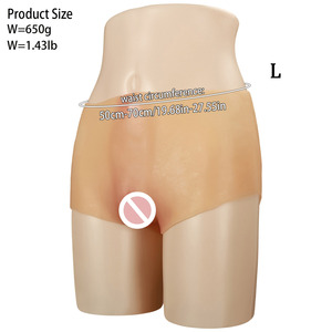 Pantaloncini con Vagina Realistica Integrata - Vagina Simulata Morbida, Prodotto <span class=keywords><strong>SM</strong></span>, Articolo Definitivo per Coppie. - Product Image 5