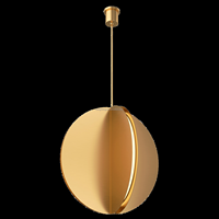 Minimaliste rond géométrique décoration de la maison bar éclairage lustre rétro Restaurant cuisine Led or suspension