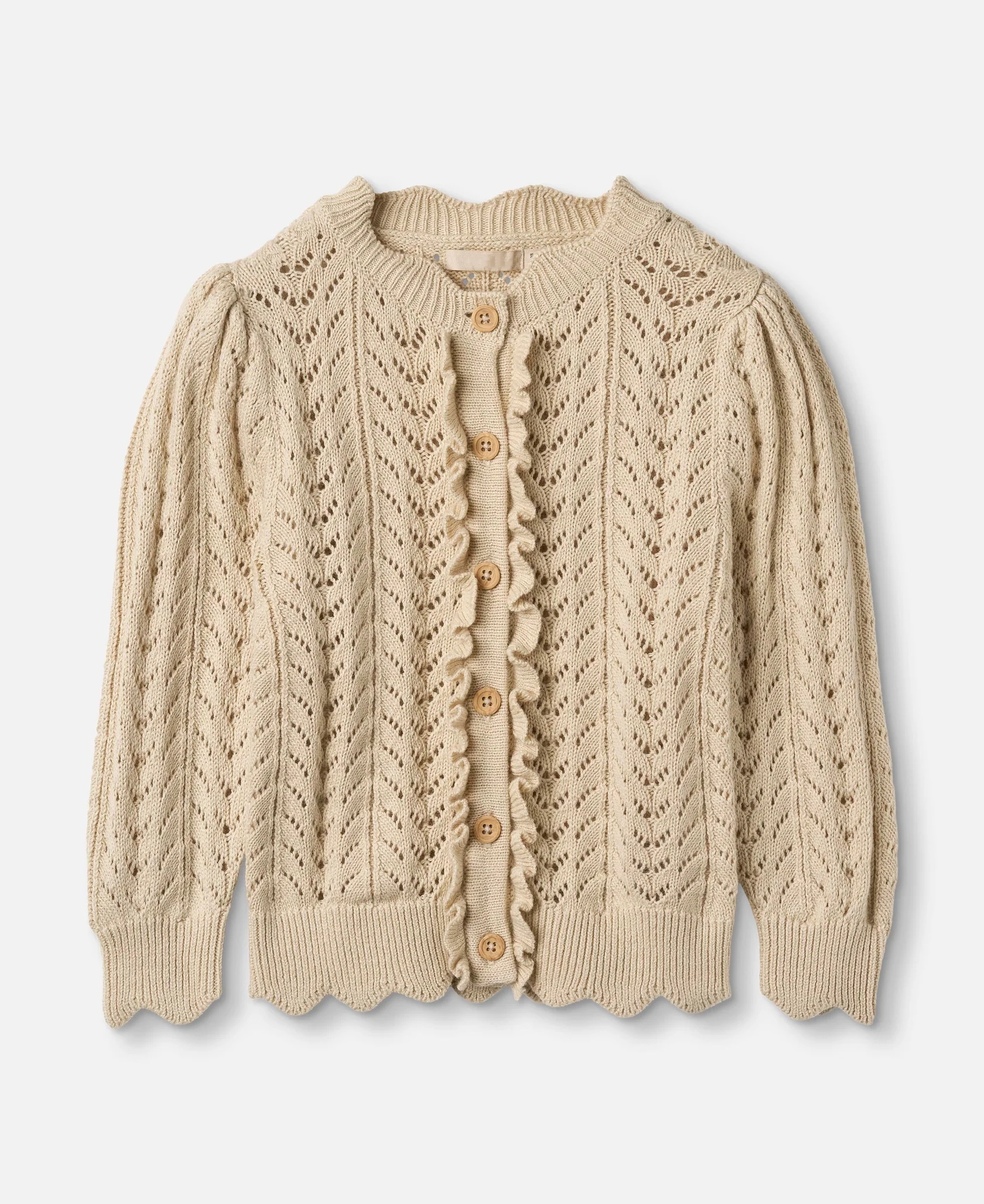 Autumn 2025 Hollowed-out Long-sleeved Round Neck Girls' Baby Sweater 30 Years Custom Made Wholesale Children's Clothing Factory