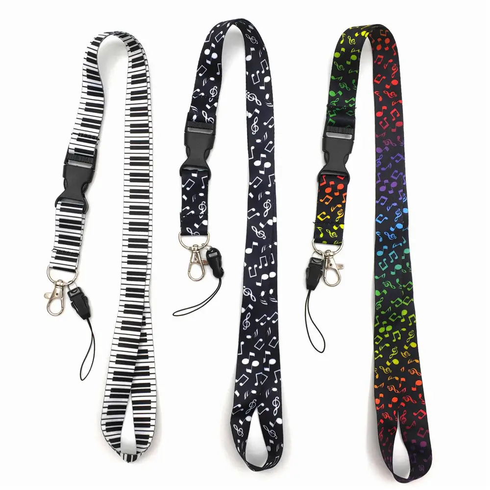 low MOQ 3/4 inch custom printing LOGO polyester lanyards for staff students