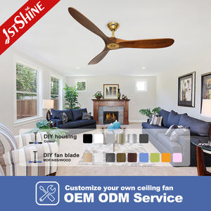 1stshine <span class=keywords><strong>Ventilateur</strong></span> de <span class=keywords><strong>plafond</strong></span> <span class=keywords><strong>Promotion</strong></span> Économie d'énergie Lames en bois massif 60 pouces Smart APP <span class=keywords><strong>Ventilateur</strong></span> de <span class=keywords><strong>plafond</strong></span> - Product Image 4
