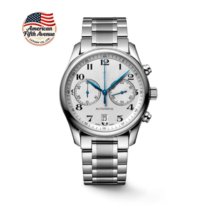 Nouvelle montre classique de luxe en acier avec réserve de marche, tachymètre, design sportif, style professionnel, étanche, mouvement mécanique - Product Image 1