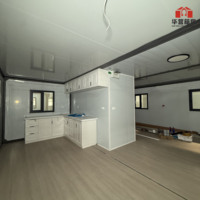 Villa de luxe prête à l'emploi préfabriquée 20Ft Maison en conteneur extensible 2 chambres à coucher Préfabriqué Portable Mobile Tiny Home