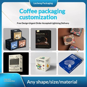 Custom British Style Drip Coffee <b>Box</b> White Cardboard <b>Foldable</b> Food Packaging with Logo Printing - Product Image 4