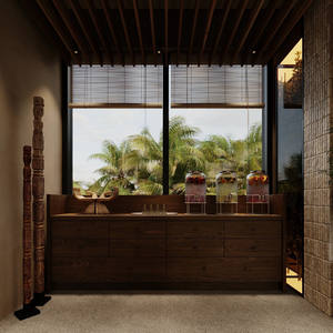 Design de restaurant de luxe, mobilier de salle à manger sur mesure de haute qualité, comptoir d'accueil pour restaurants, décoration de restaurants - Product Image 5