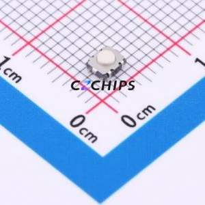 K2-1849SN-A3DW-06 Tactile Switch SMD Switch Single Pole Single Throw Round Button 1.8N Vertical Mount - Product Image 1