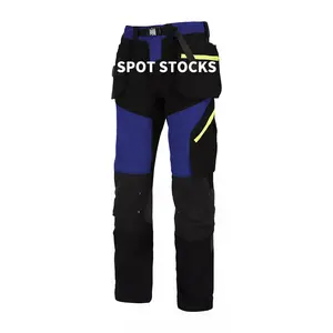 Industrial Multi Pockets Cargo Trousers Wear-resistant Worker Mechanic Men's Work Cargo Pants With Throw Bag