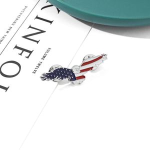 American Flag Stripes <b>Badge</b> and Flag Lapel <b>Pin</b> Stars Metal <b>Badge</b> for USA Patriots Soft Enamel <b>Pin</b> - Product Image 3
