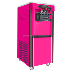 Prezzo di fabbrica macchina per gelato supporto da pavimento 2 + 1 Mix Flover 25L macchina per gelato a 3 gusti in acciaio inossidabile - Product Image 3