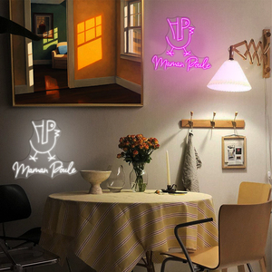 Sign Lights Custom Multi-Color Remote Control <b>Wall</b> Mountable Baby Gift Home Party Car Companies Event Decor - Product Image 4