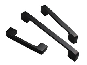 High Quality Luxury Nordic Brass 128mm 160mm 192mm 320mm Kitchen <b>Dresser</b> Cabinet Wardrobe Door Drawer Extended Knurled Handle - Product Image 2
